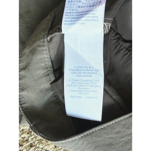 Madewell Pleated Wide Leg Pants Taupe Green Size 00 Career Academia Quiet Luxury - Picture 6 of 7